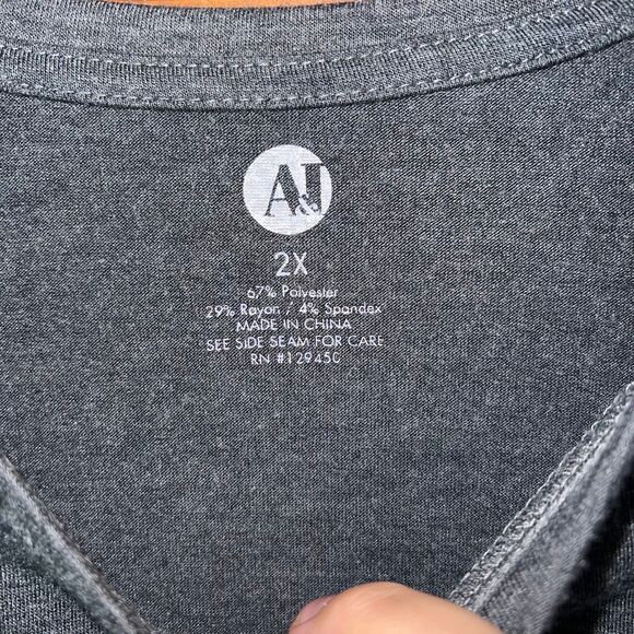 A&I Gray Long Sleeve 2X - Picture 3 of 5